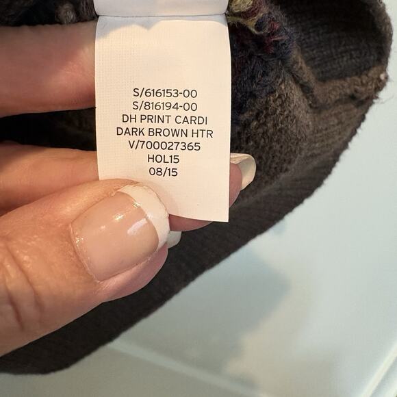 Navajo Cardigan Small Shawl Collar Aztec Southwest Ranch Tribal Nordic Striped - Picture 13 of 14